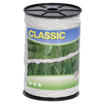 KERBL Villanypásztor Vezeték Classic fehér 500m 6x0,2 mm SS