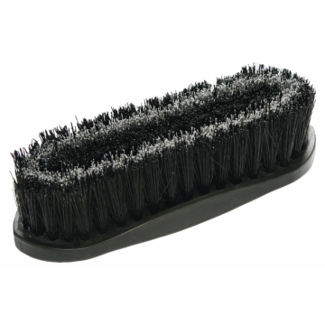 Brush & Co lóápoló gyökérkefe, 20,5 x 6,5 cm, fekete, szürke