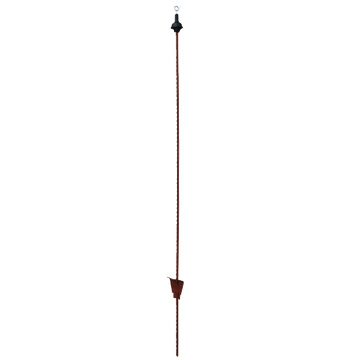 Fém Villanypásztor tartóoszlop OVAL metal EYE piros 107cm két taposófüllel 25db/csomag WZ