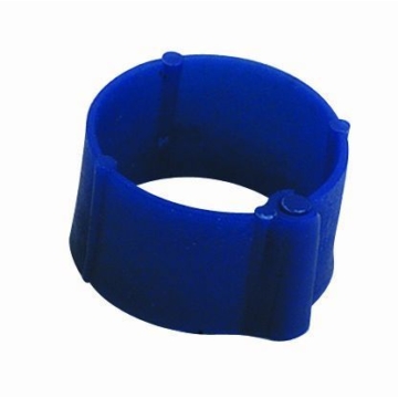 Baromfi jelőlőgyűrű 12 mm kék 25 db