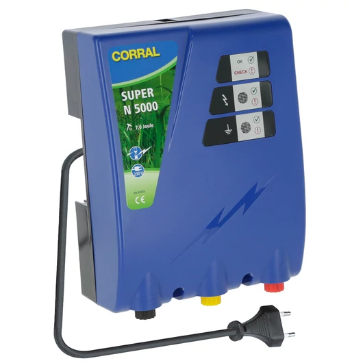 Corral Super N 5000 villanypásztor készülék, 230V, 7J
