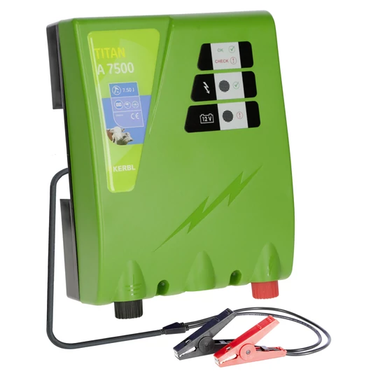 KERBL TITAN A 7500, villanypásztor készülék, 12V, 7.5J