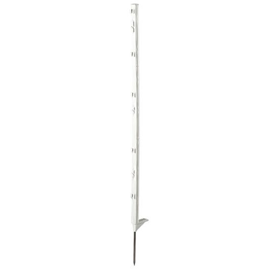 Classic műanyag villanypásztor tartóoszlop, fehér, 105 cm magas, 5 db/cs