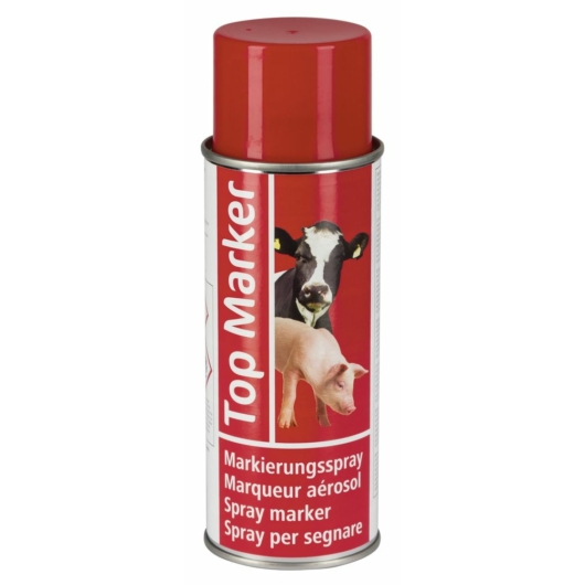 TopMarker állatjelölő spray, többszínű, piros, 500ml