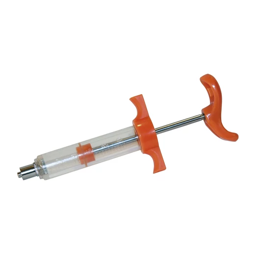 Műanyag többször használható fecskendő, 10 ml, Luer-Lock véggel