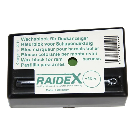 RAIDEX állatjelölő festék, zöld, keresőkos mellénybe