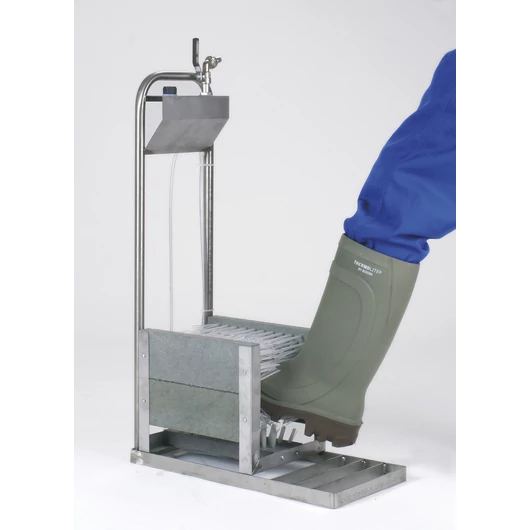 Csizmatisztító berendezés, komplett