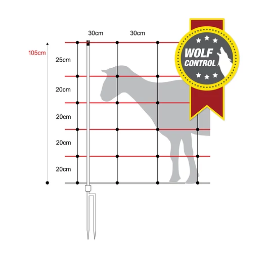 Juh és Farkas háló TURBOMAX High energy 105cm/50m 2 tüskés