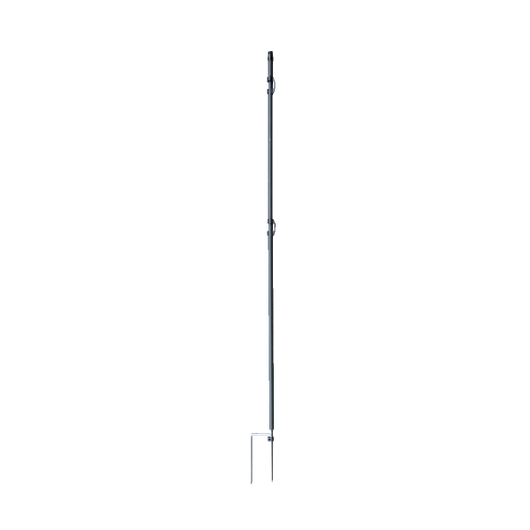 Oszlop hálóhoz 145cm/19mm fekete 2 tüskés