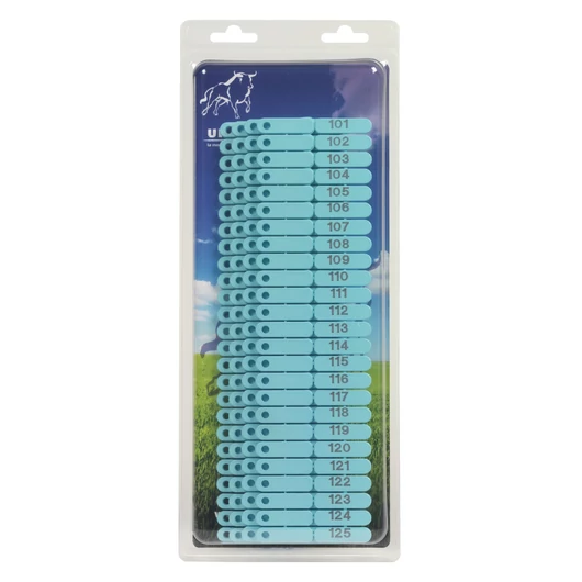 UKALTAG Füljelző juhoknak kék 101-200ig
