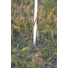 Kép 2/3 - Üvegszálas Villanypásztor tartóoszlop fehér talajhorgonnyal  150cm/10mm 25db/csomag WZ