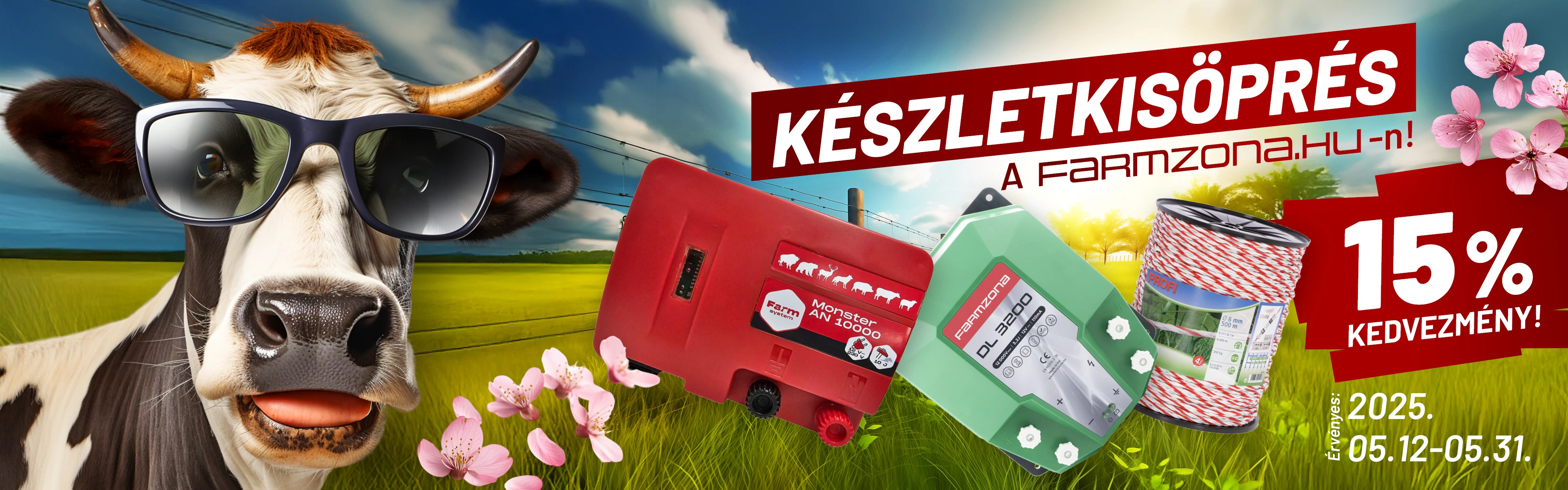 Májusi készletkisöprés